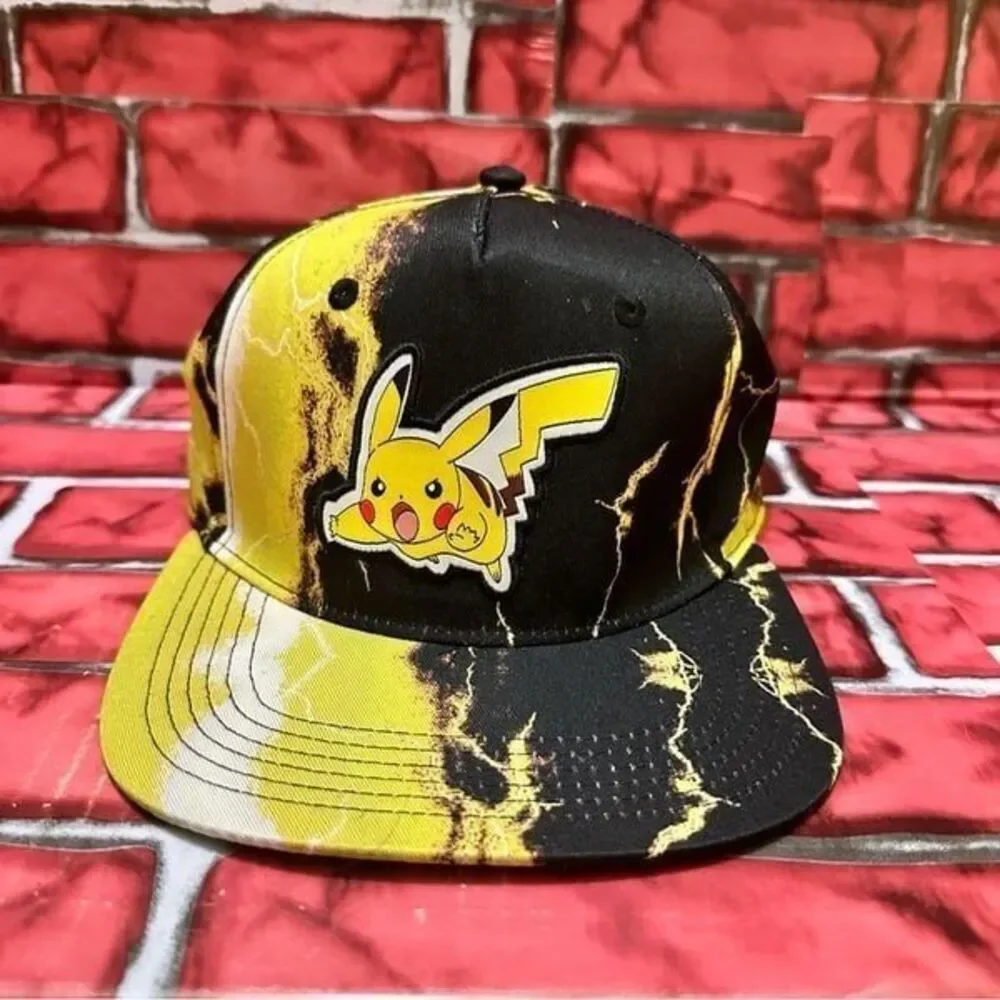 Pikachu Pokemon SnapBack Hat adjustable